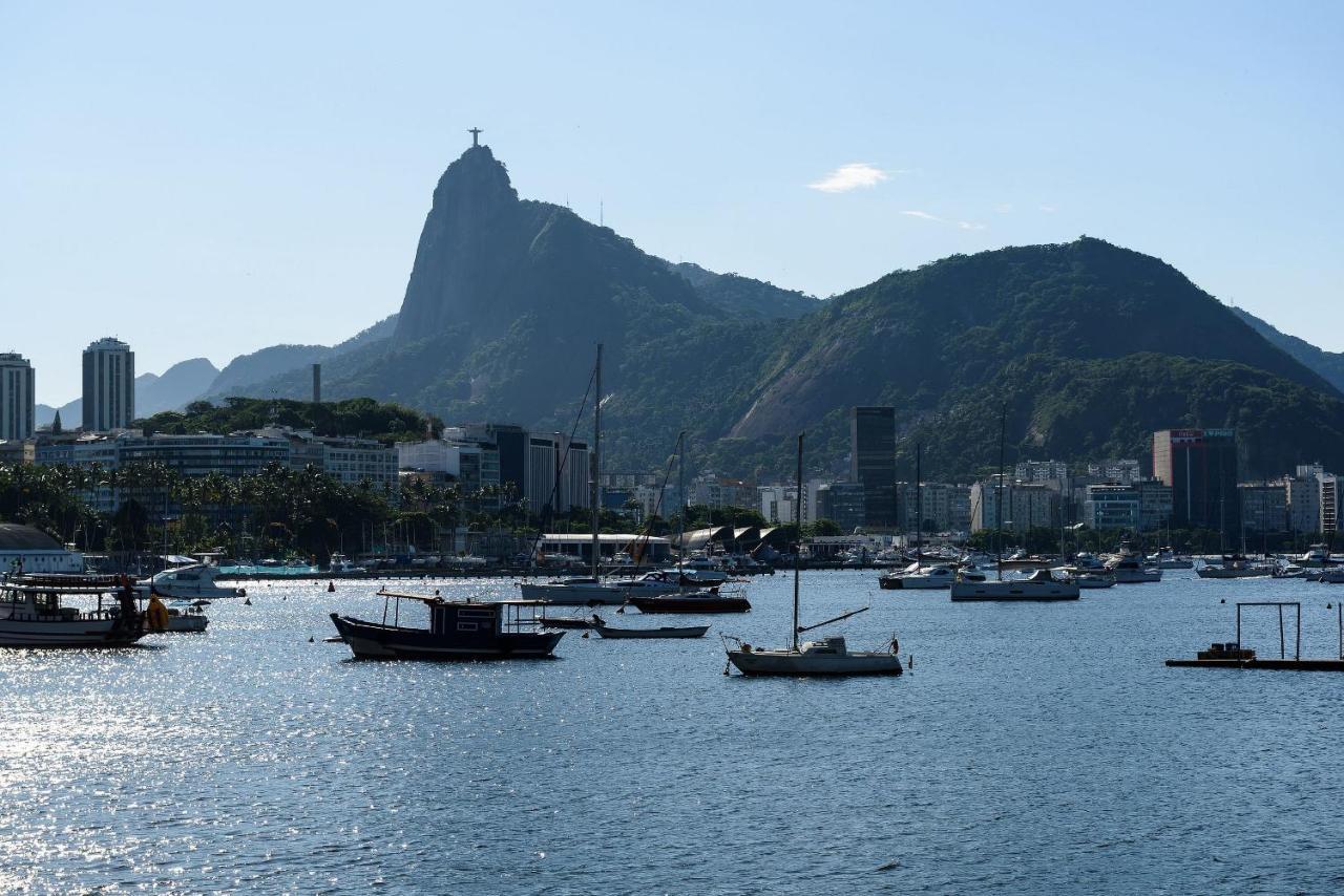 2 Quartos Na Urca Com Vista Para Baia De Guanabara A 700M Pao De Acucar Com Cozinha Completa E Wi-Fi - Bares, Restaurantes E Comercio Local A Poucos Metros Rio de Janeiro Exterior photo